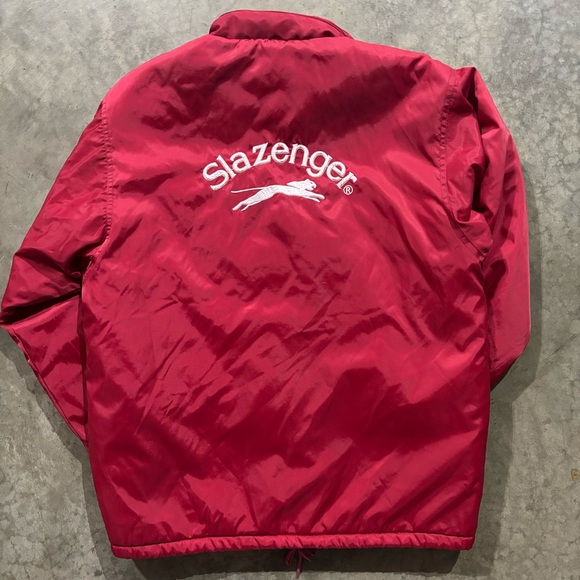 Slazenger Red Puffer Jacket - Picture 3 of 8